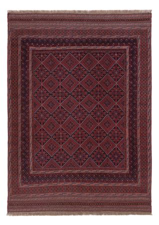 Kelim Rug - Oriental - 193 x 140 cm - dark red