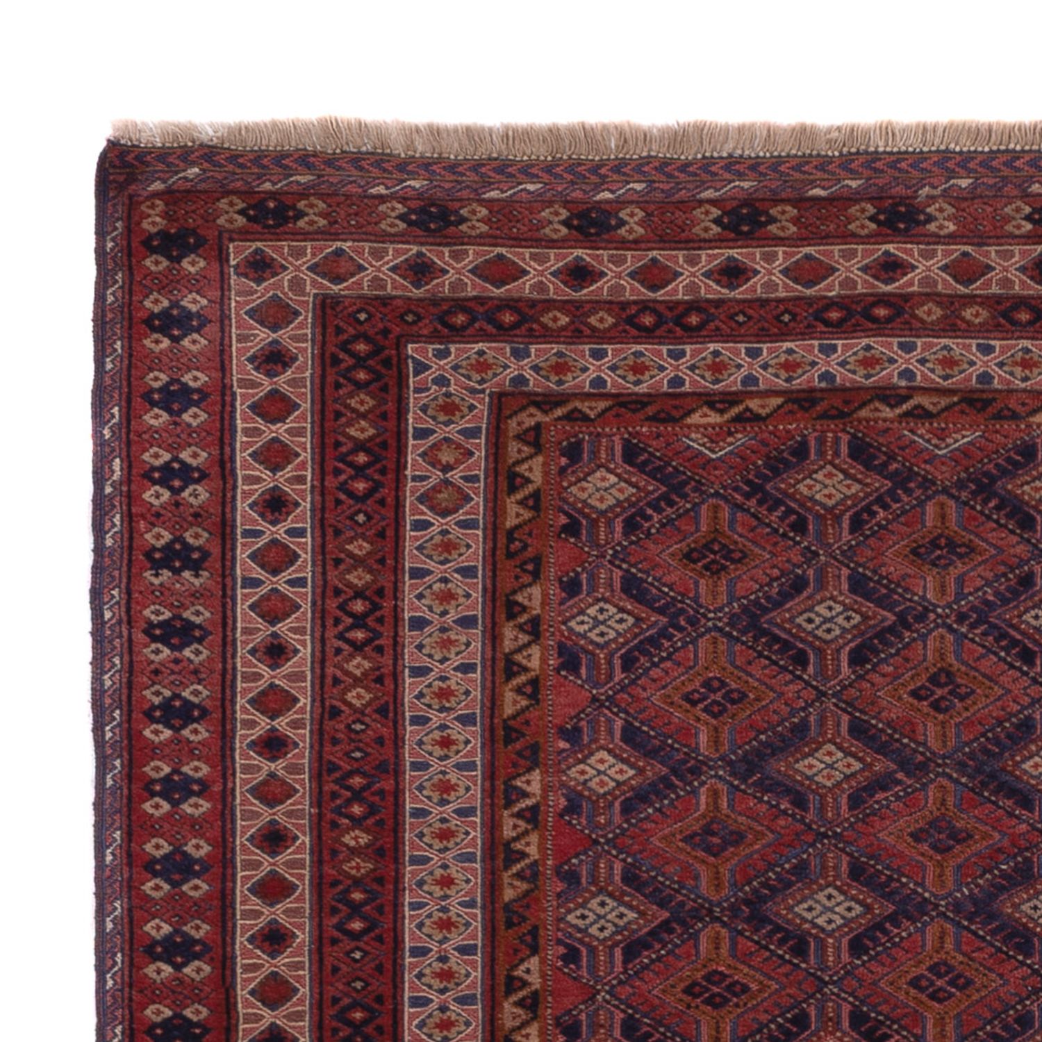 Kelim Rug - Oriental - 206 x 145 cm - dark red