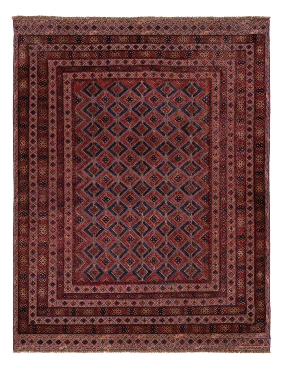 Kelim Rug - Oriental - 205 x 165 cm - dark red
