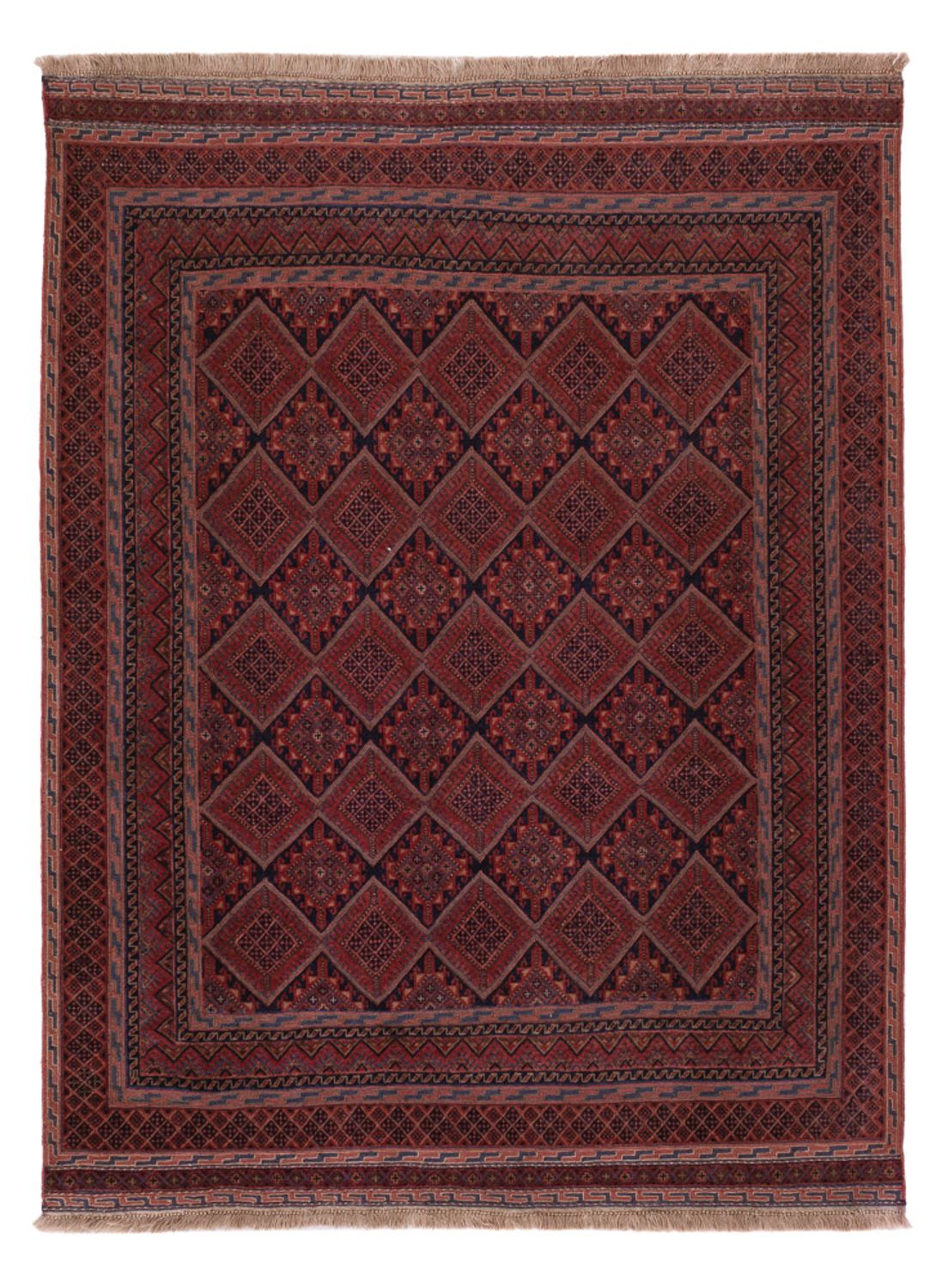 Kelim Rug - Oriental - 184 x 142 cm - dark red