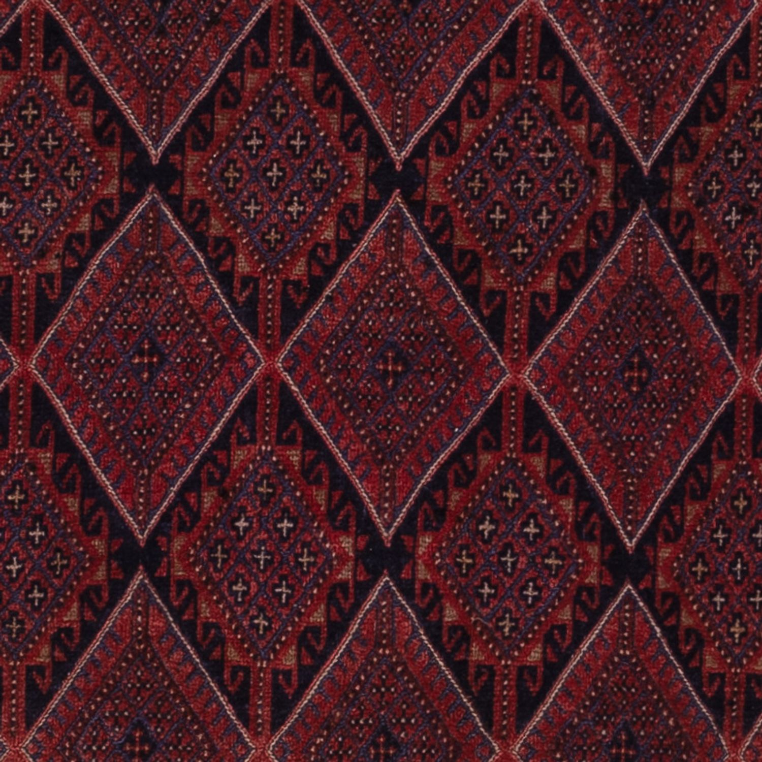 Kelim Rug - Oriental - 197 x 146 cm - dark red