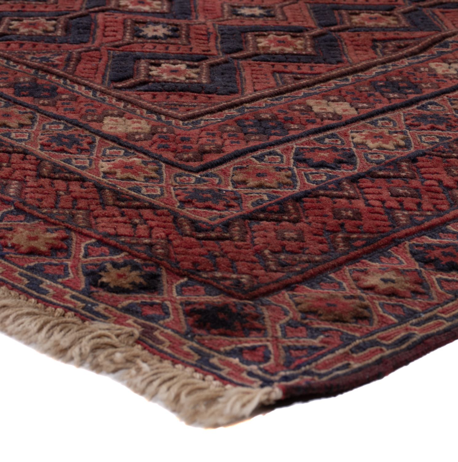 Kelim Rug - Oriental - 197 x 146 cm - dark red