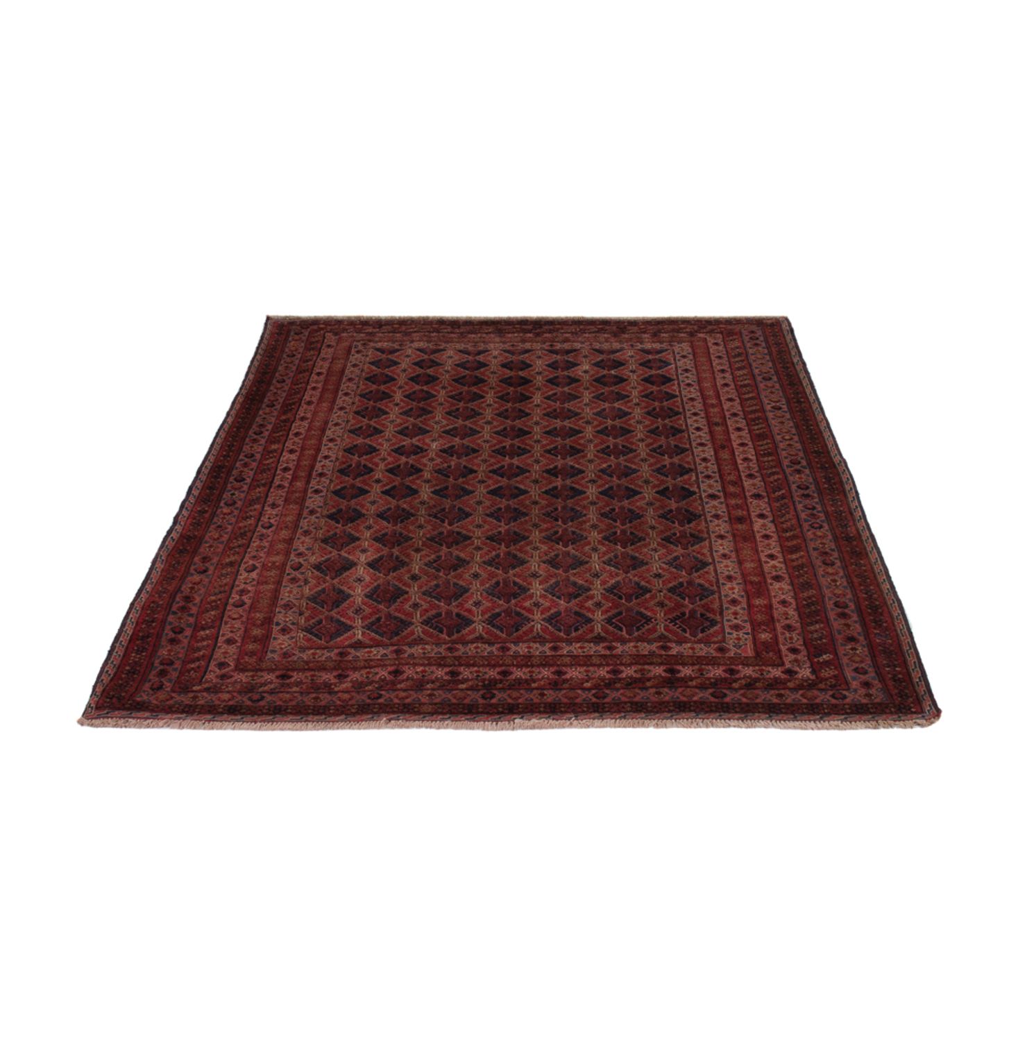Kelim Rug - Oriental - 206 x 166 cm - dark red