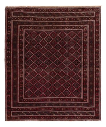 Kelim Rug - Oriental - 184 x 155 cm - dark red