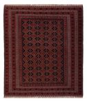 Kelim Rug - Oriental square  - 185 x 160 cm - dark red