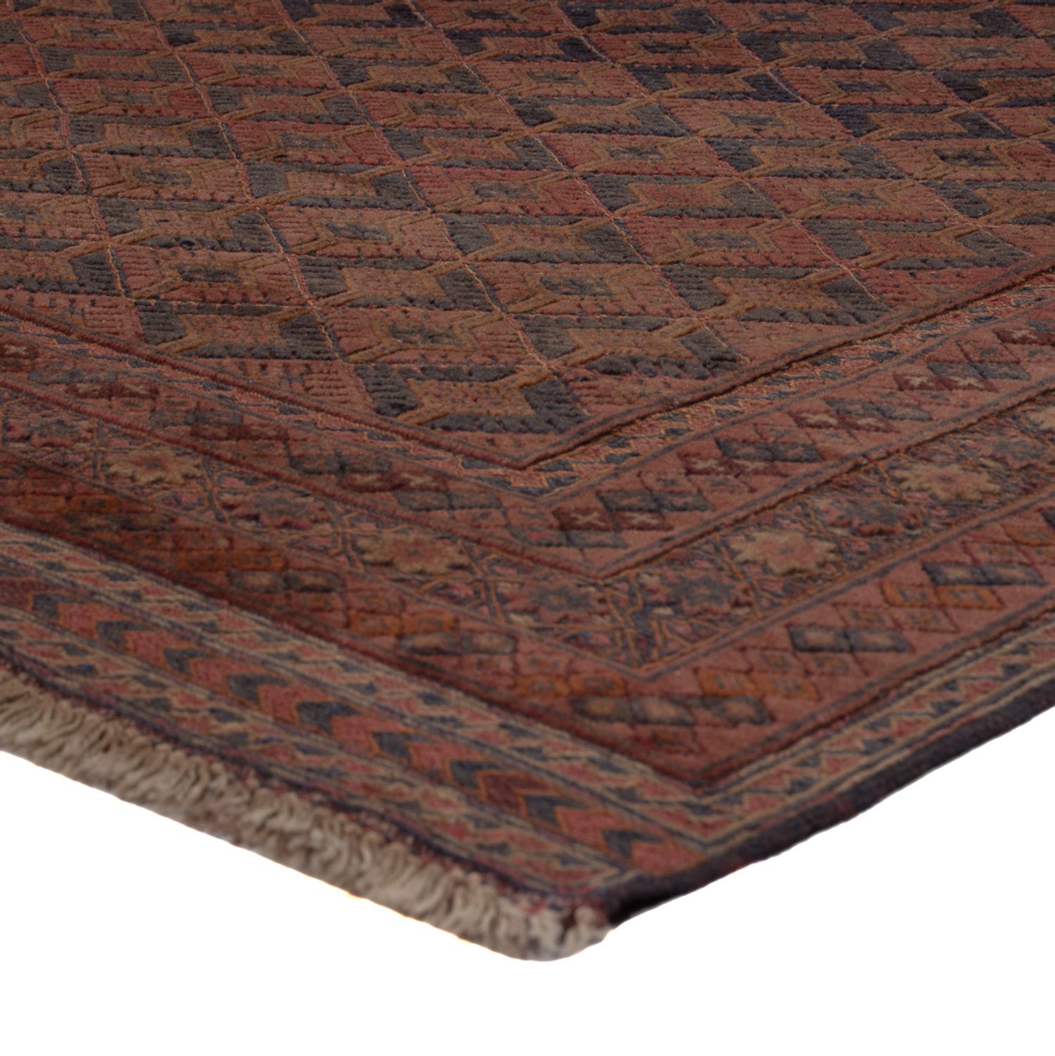 Kelim Rug - Oriental - 193 x 150 cm - dark red