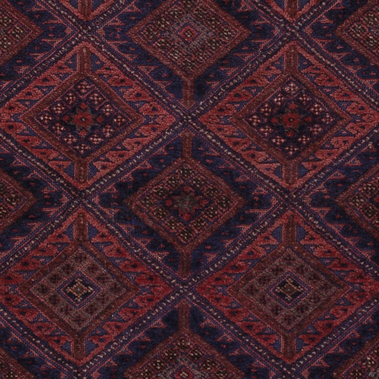 Kelim Rug - Oriental - 198 x 156 cm - dark red