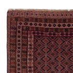 Kelim Rug - Oriental - 192 x 150 cm - dark red