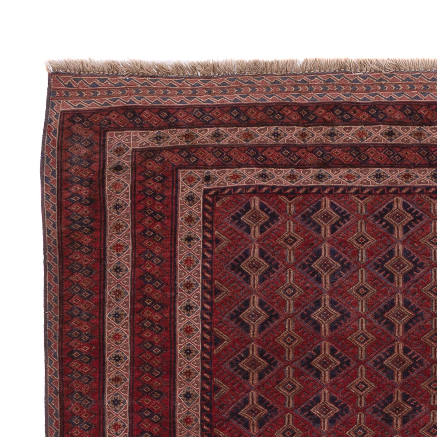 Kelim Rug - Oriental - 205 x 145 cm - dark red