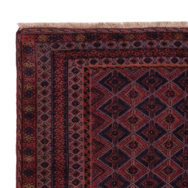 Kelim Rug - Oriental - 187 x 150 cm - dark red