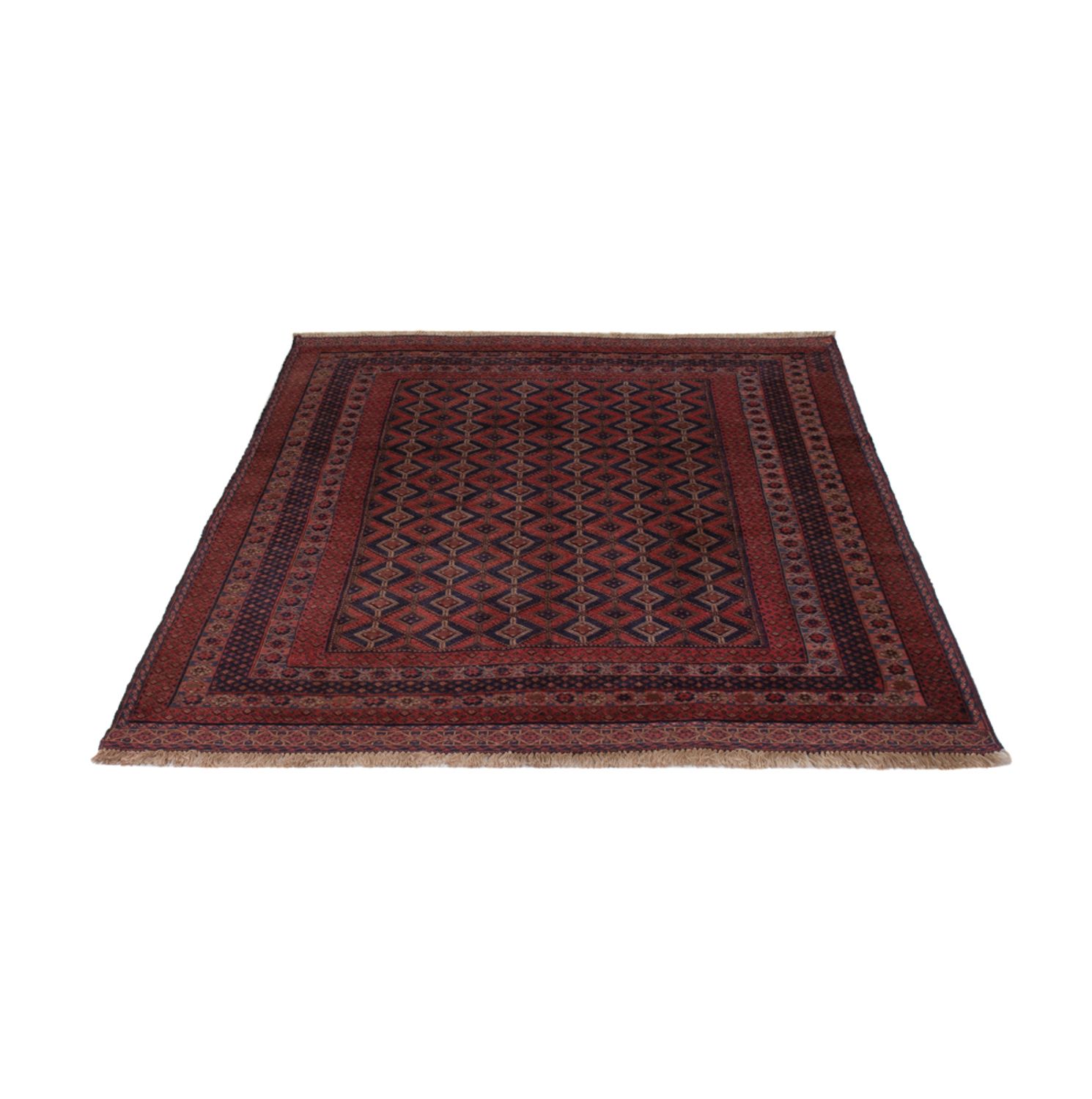 Kelim Rug - Oriental - 193 x 145 cm - dark red
