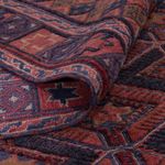 Kelim Rug - Oriental square  - 170 x 159 cm - dark red