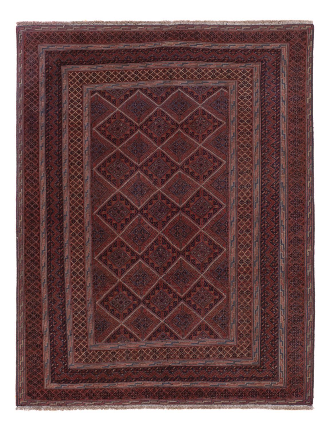 Kelim Rug - Oriental - 177 x 135 cm - dark red