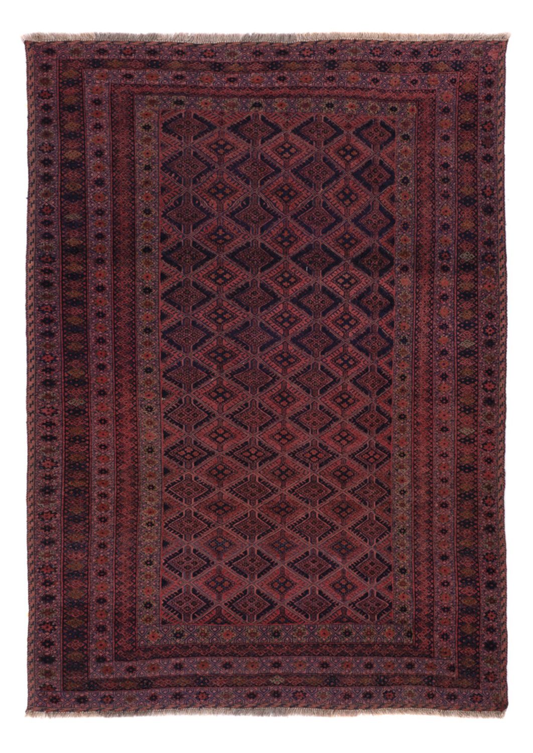 Kelim Rug - Oriental - 224 x 158 cm - dark red