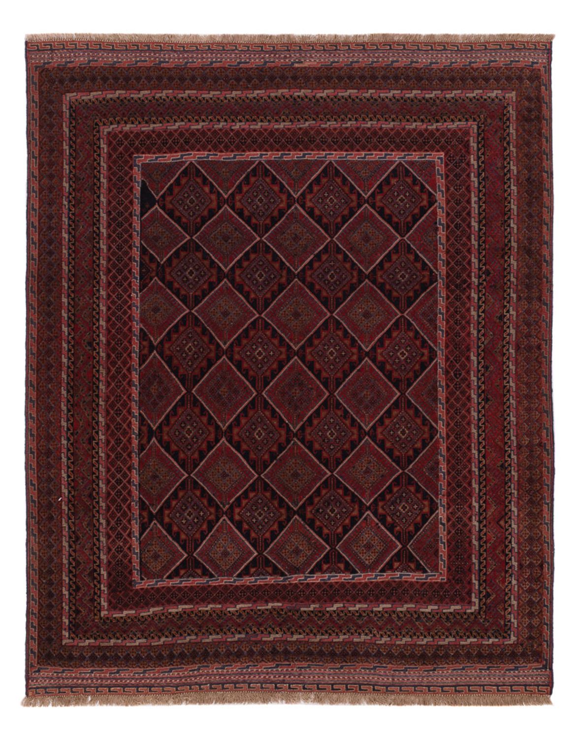 Kelim Rug - Oriental - 180 x 141 cm - dark red