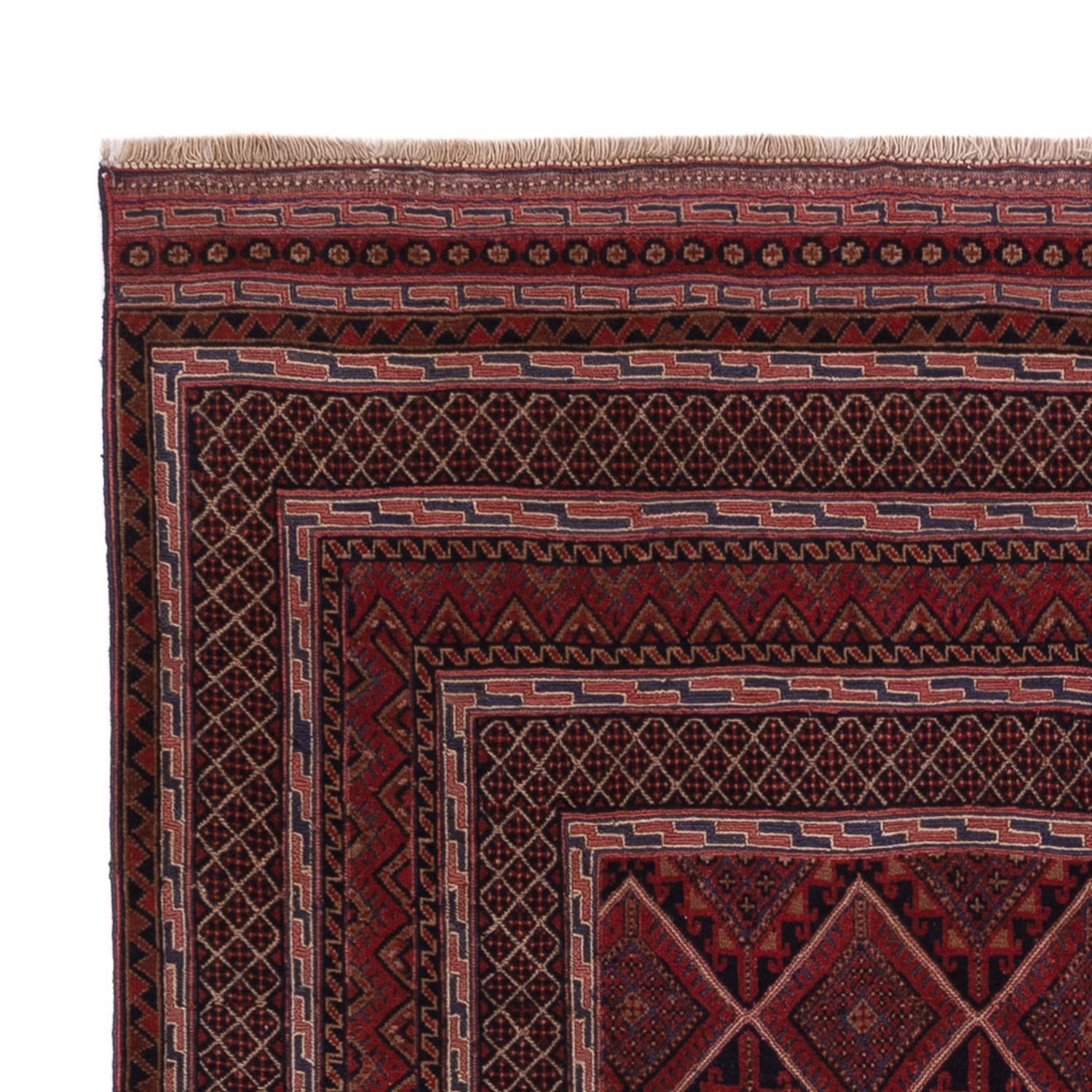 Kelim Rug - Oriental - 198 x 139 cm - dark red