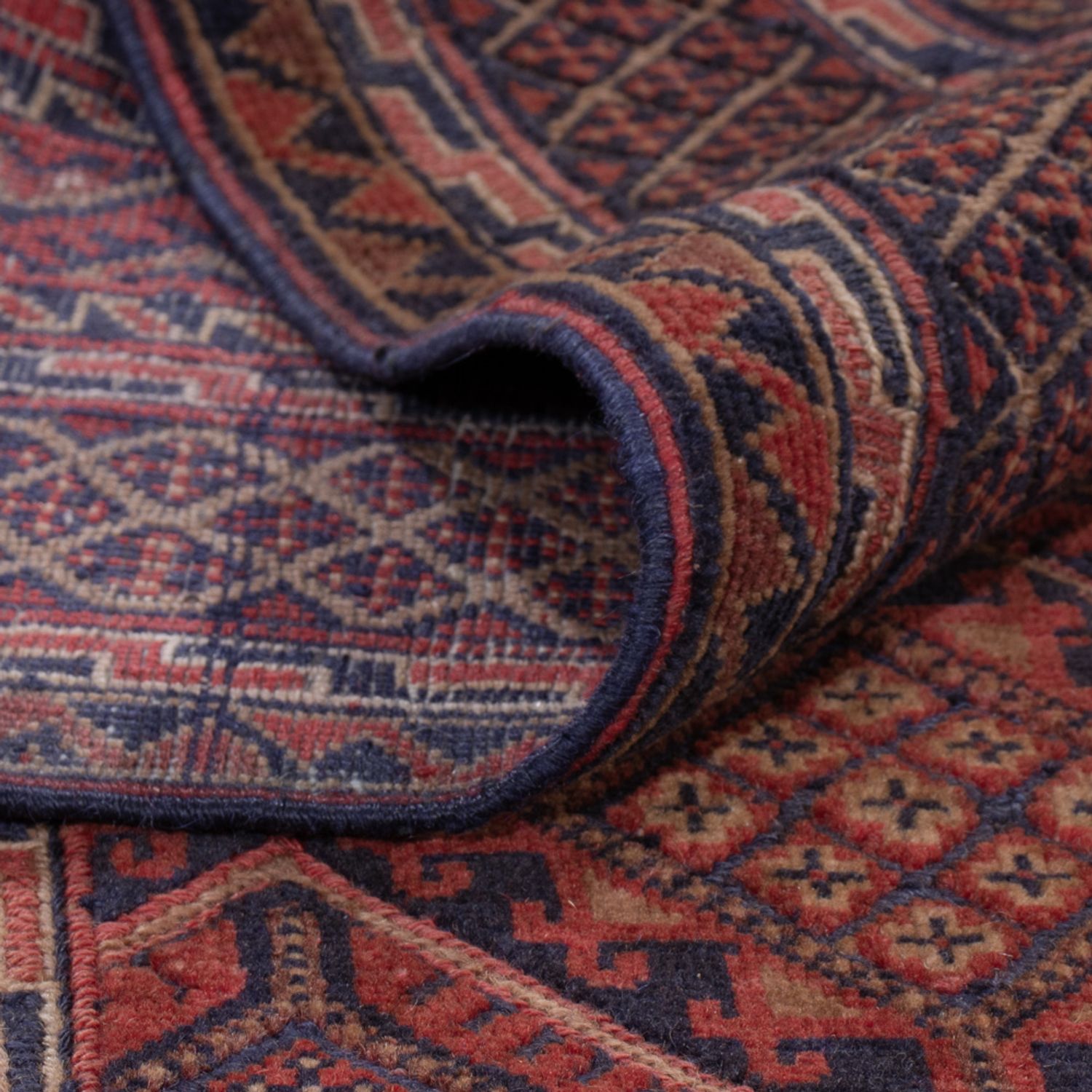 Kelim Rug - Oriental - 198 x 139 cm - dark red