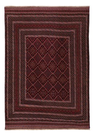 Kelim Rug - Oriental - 198 x 139 cm - dark red