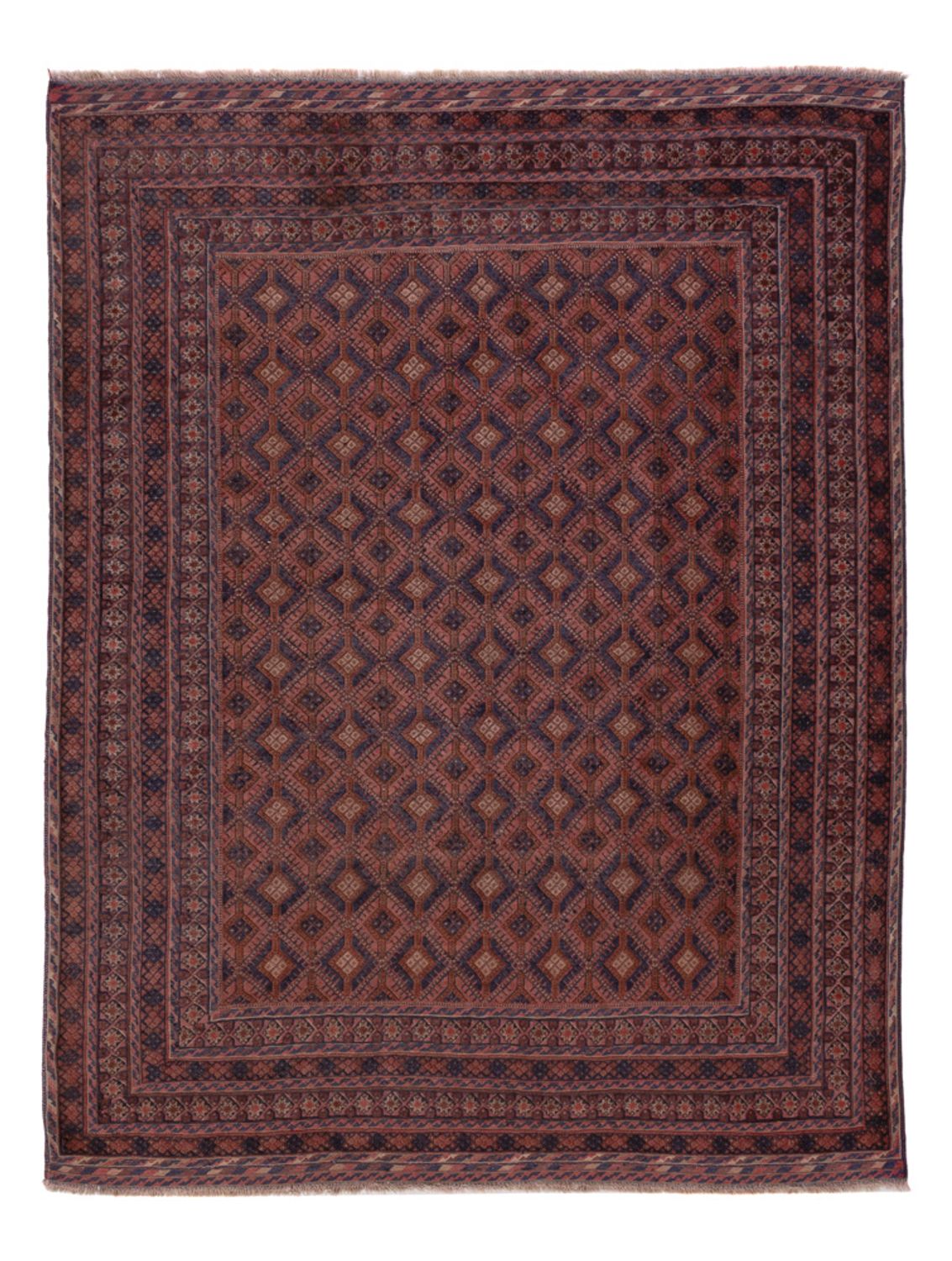 Kelim Rug - Oriental - 204 x 152 cm - dark red