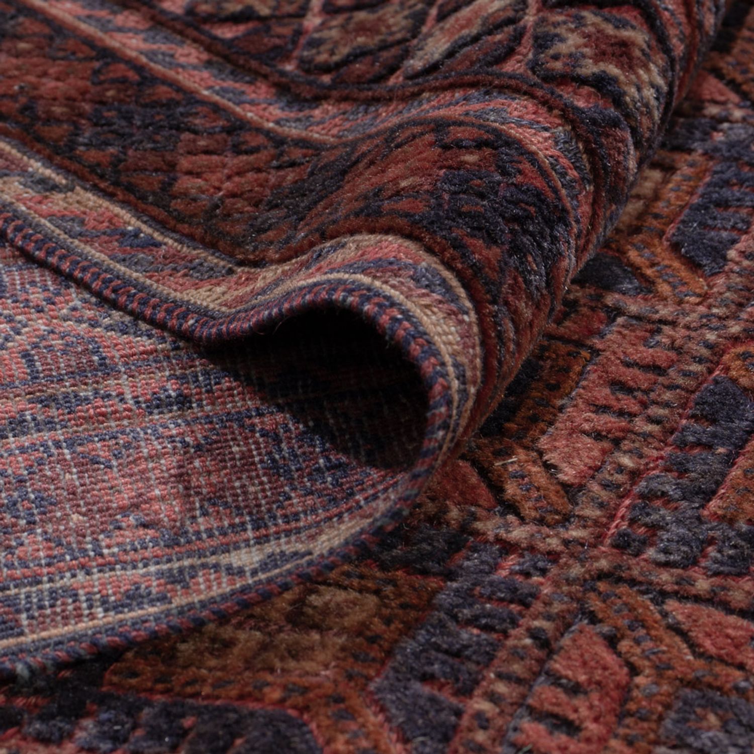 Kelim Rug - Oriental - 204 x 152 cm - dark red