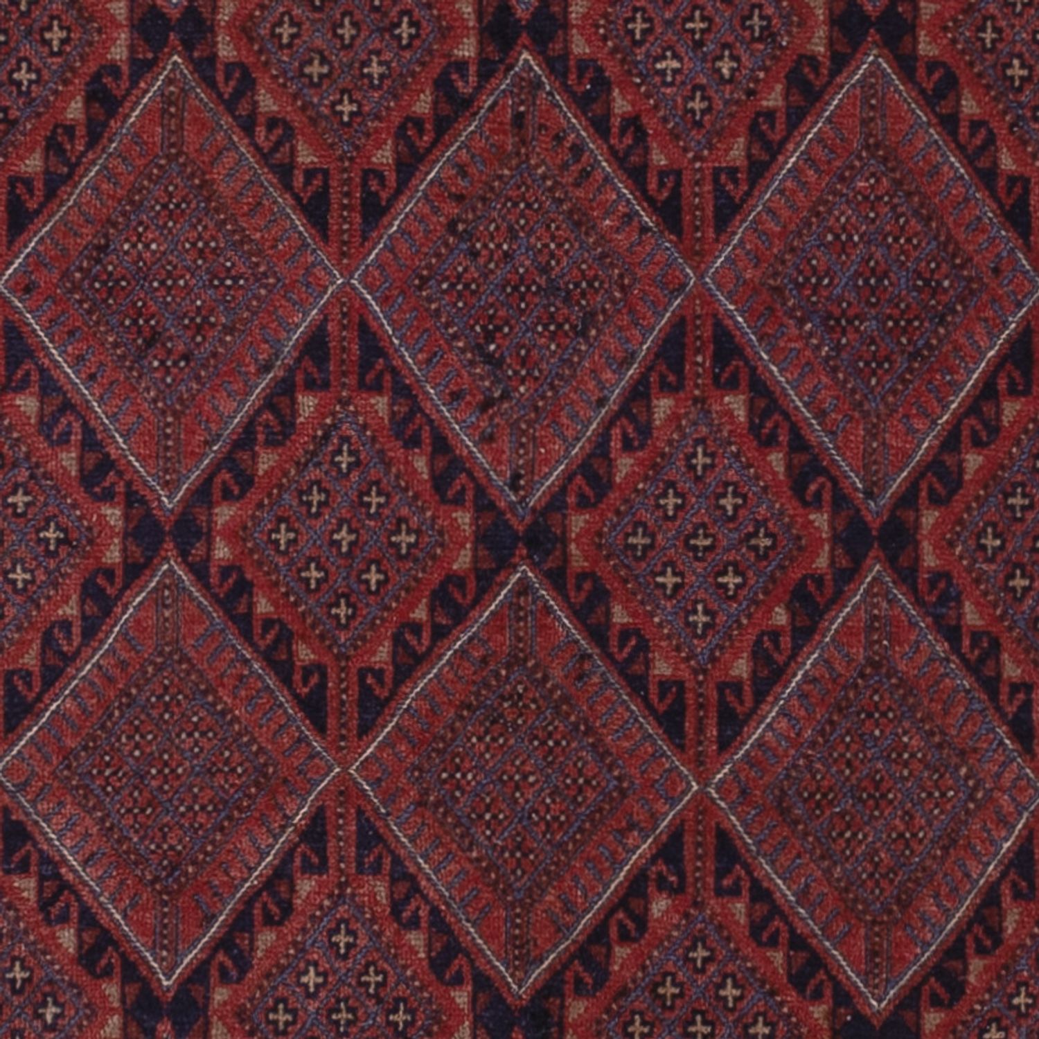 Kelim Rug - Oriental - 200 x 139 cm - dark red