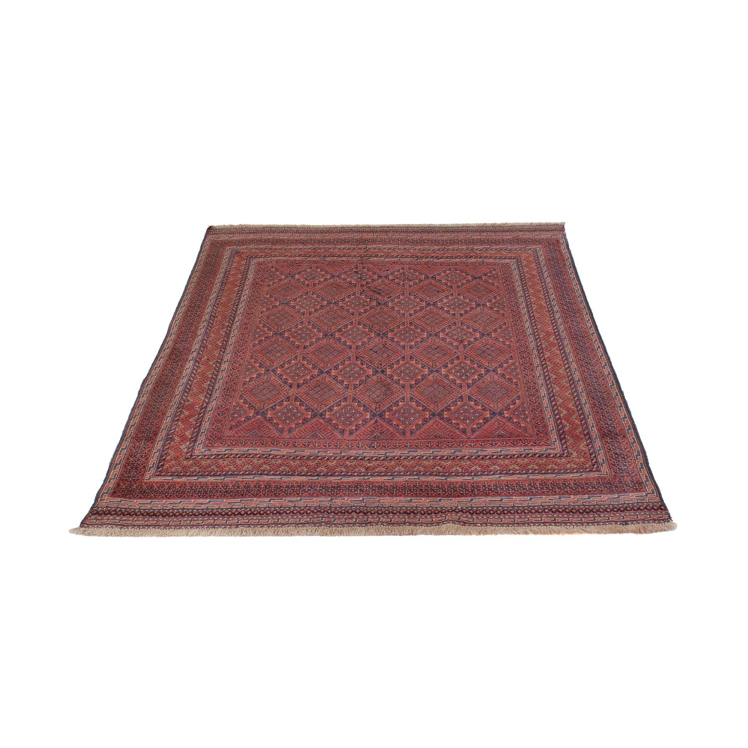 Kelim Rug - Oriental - 200 x 139 cm - dark red