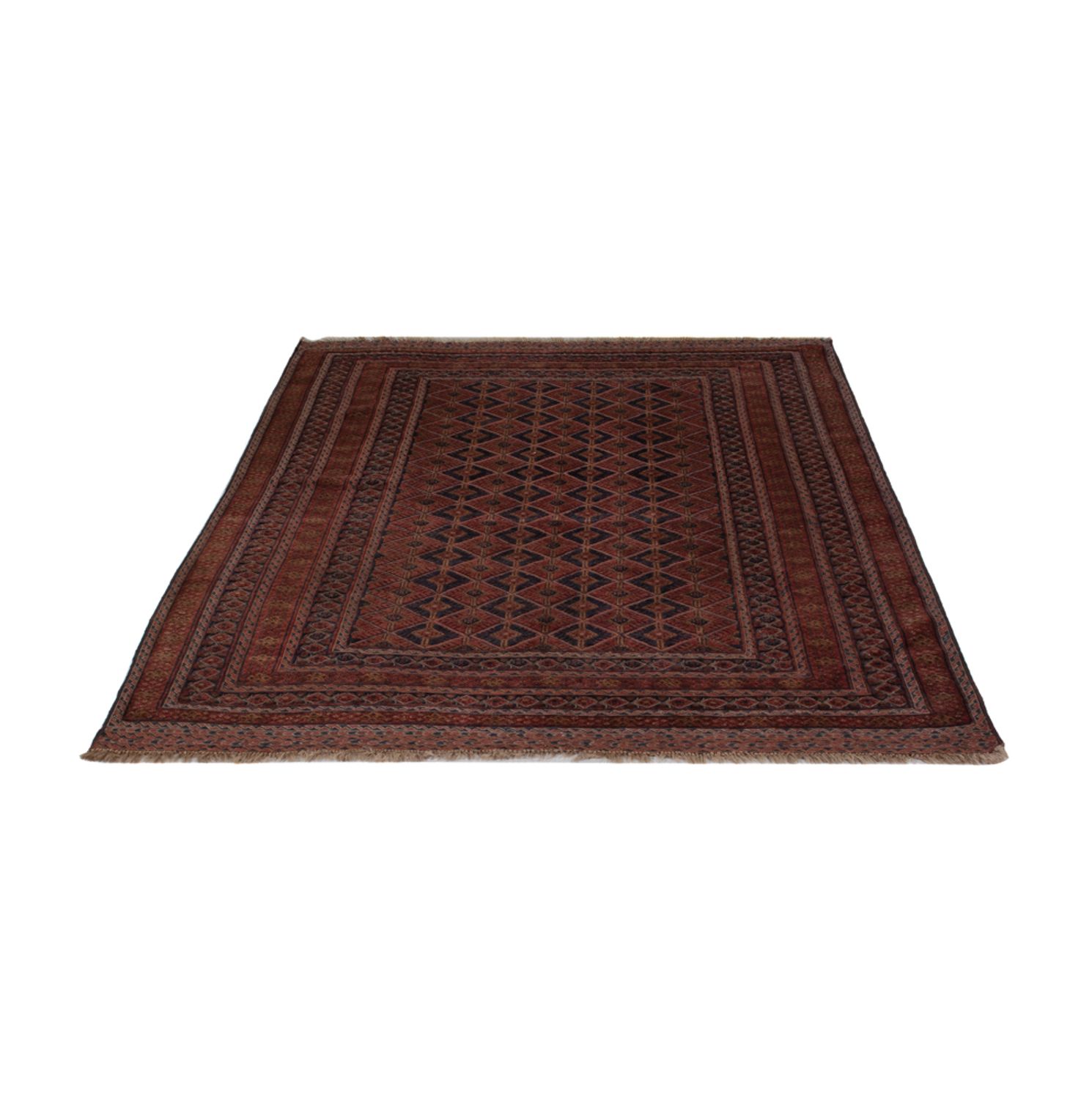 Kelim Rug - Oriental - 207 x 140 cm - dark red