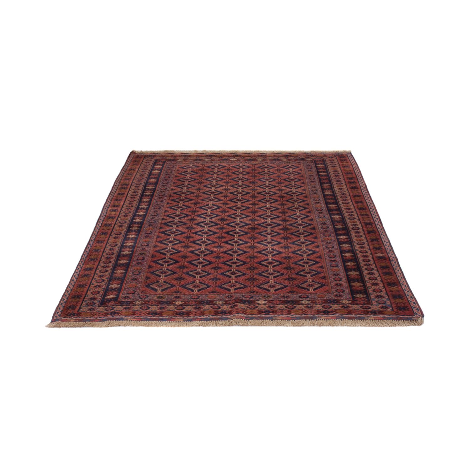 Kelim Rug - Oriental - 201 x 141 cm - dark red