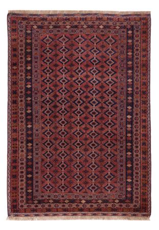 Kelim Rug - Oriental - 201 x 141 cm - dark red