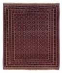 Kelim Rug - Oriental square  - 183 x 158 cm - dark red