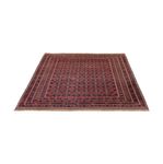 Kelim Rug - Oriental square  - 183 x 158 cm - dark red