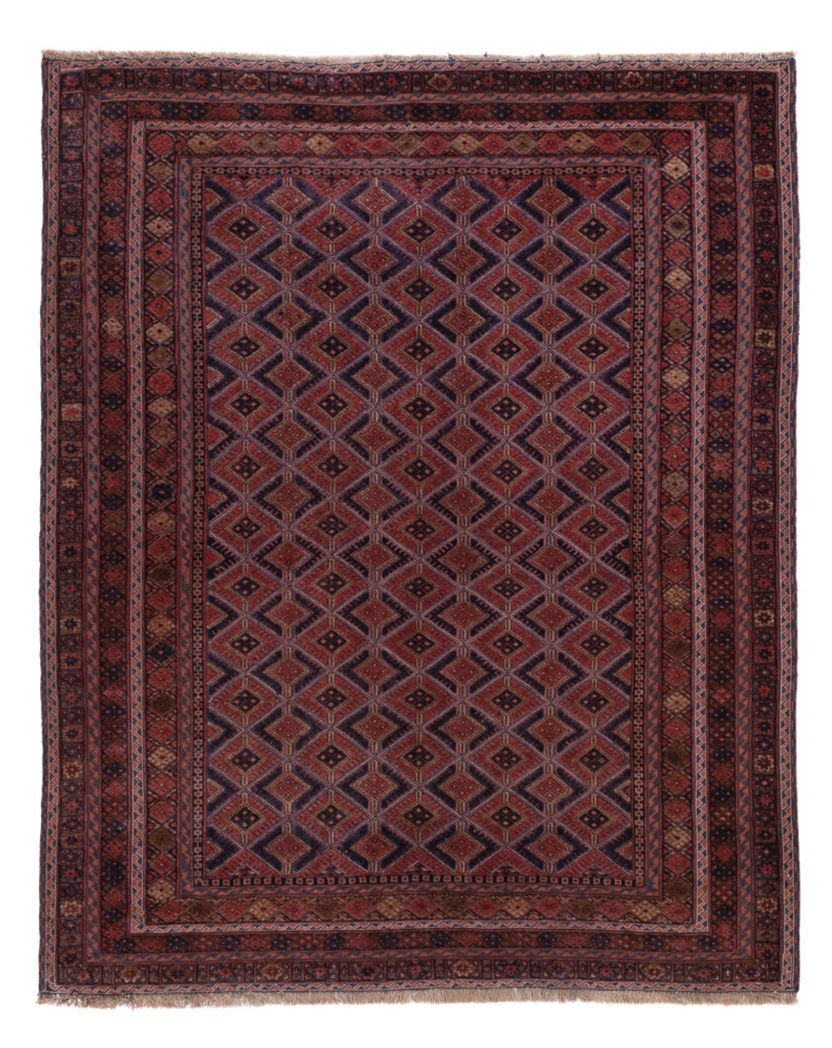 Kelim Rug - Oriental - 178 x 146 cm - dark red
