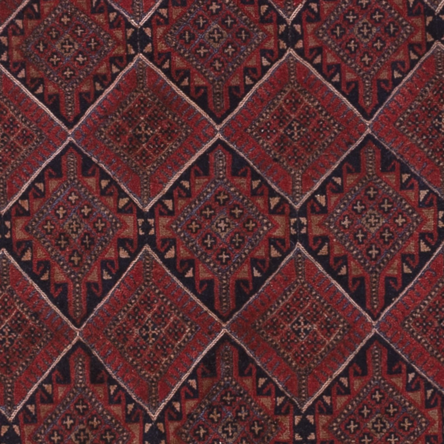 Kelim Rug - Oriental - 186 x 144 cm - dark red