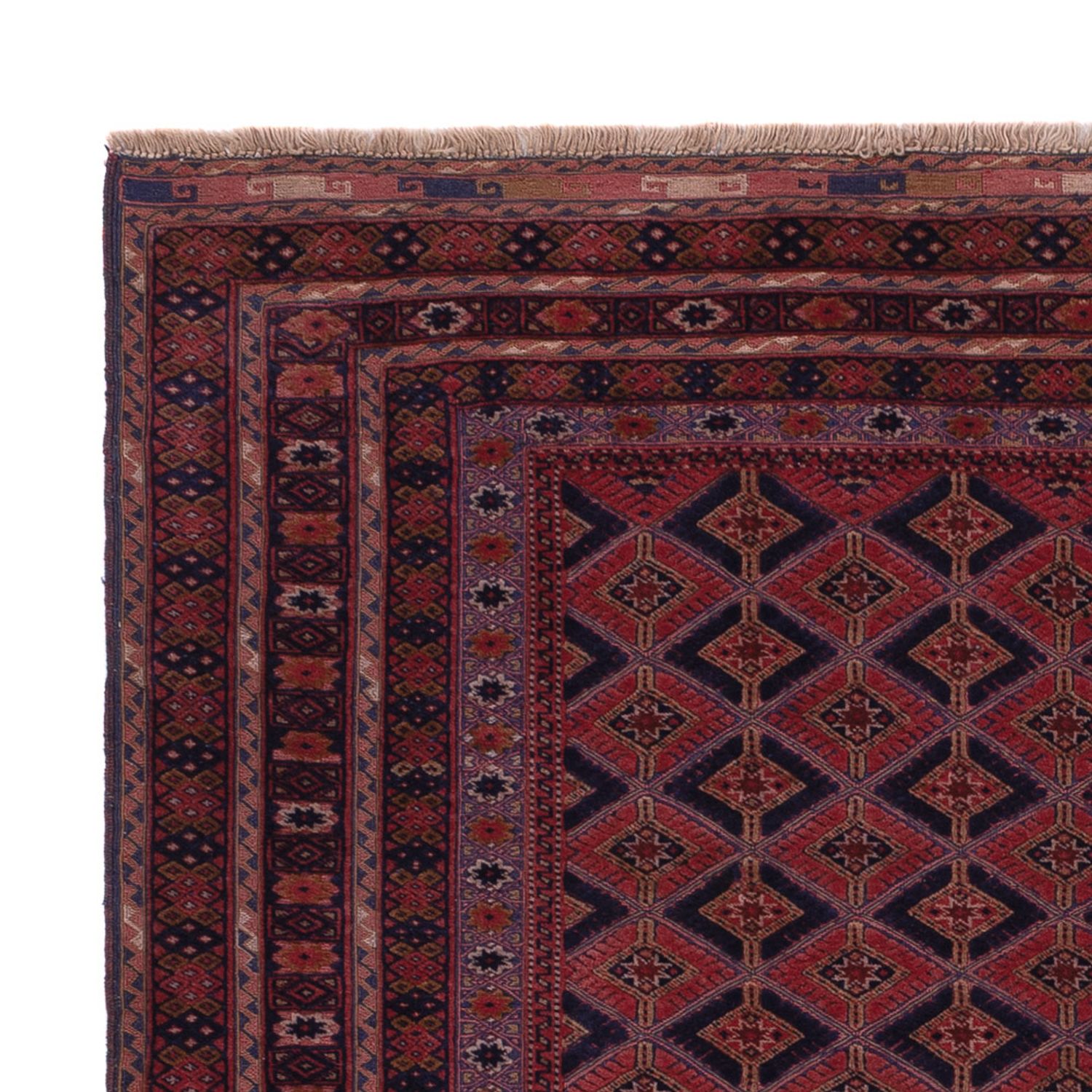 Kelim Rug - Oriental - 202 x 155 cm - dark red
