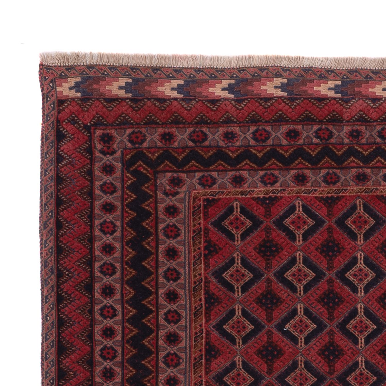 Kelim Rug - Oriental - 201 x 161 cm - dark red