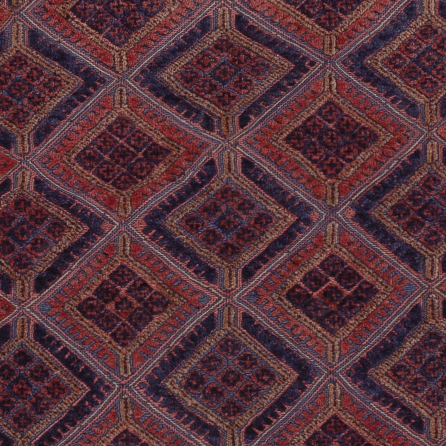 Kelim Rug - Oriental - 196 x 158 cm - dark red