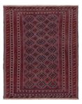 Kelim Rug - Oriental - 196 x 158 cm - dark red
