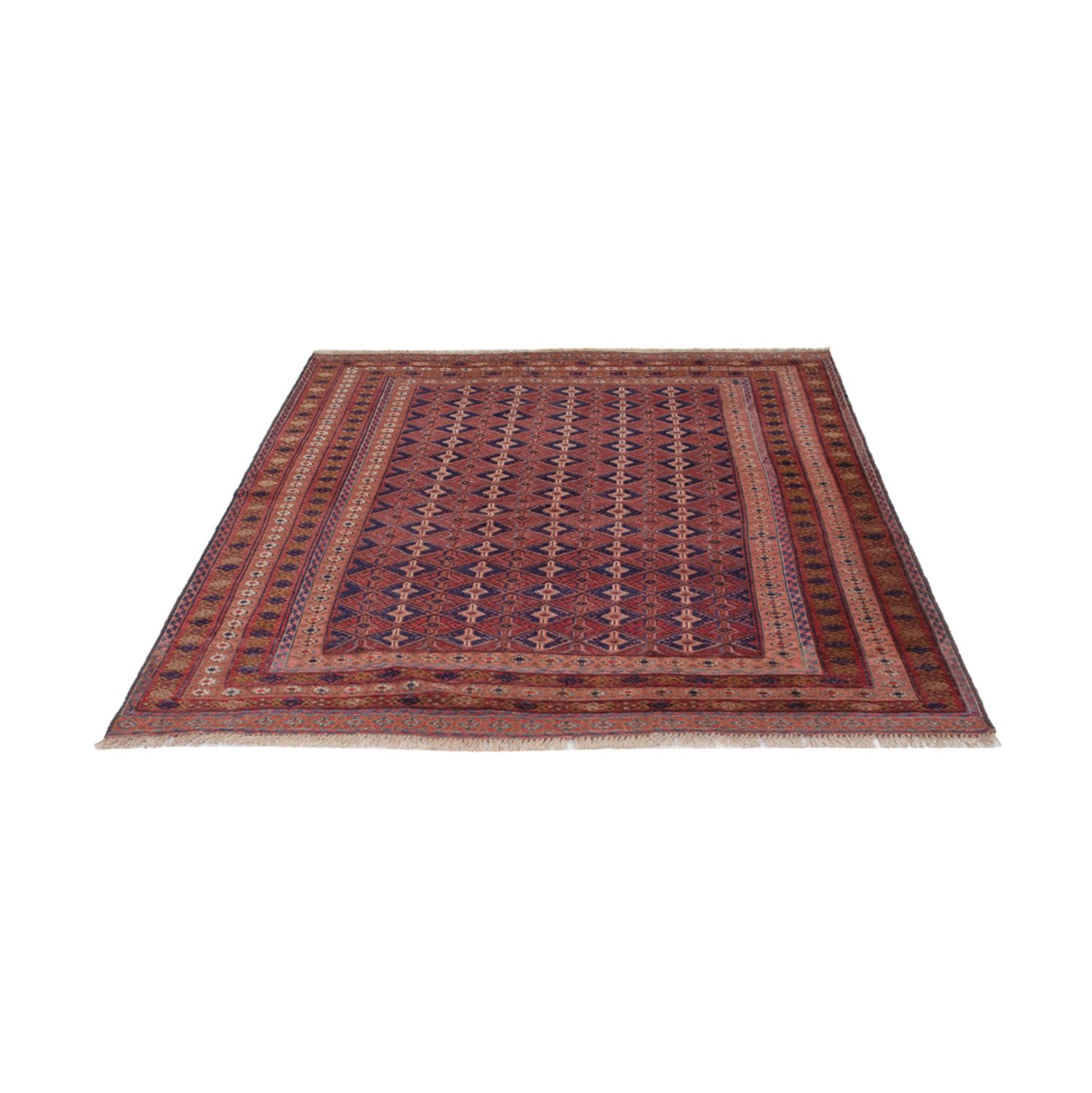 Kelim Rug - Oriental - 191 x 146 cm - dark red