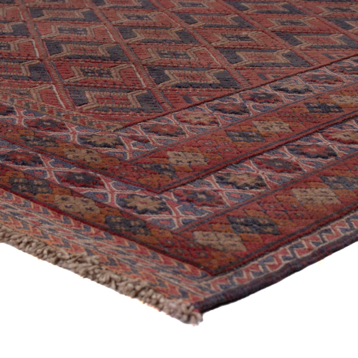Kelim Rug - Oriental - 203 x 157 cm - dark red