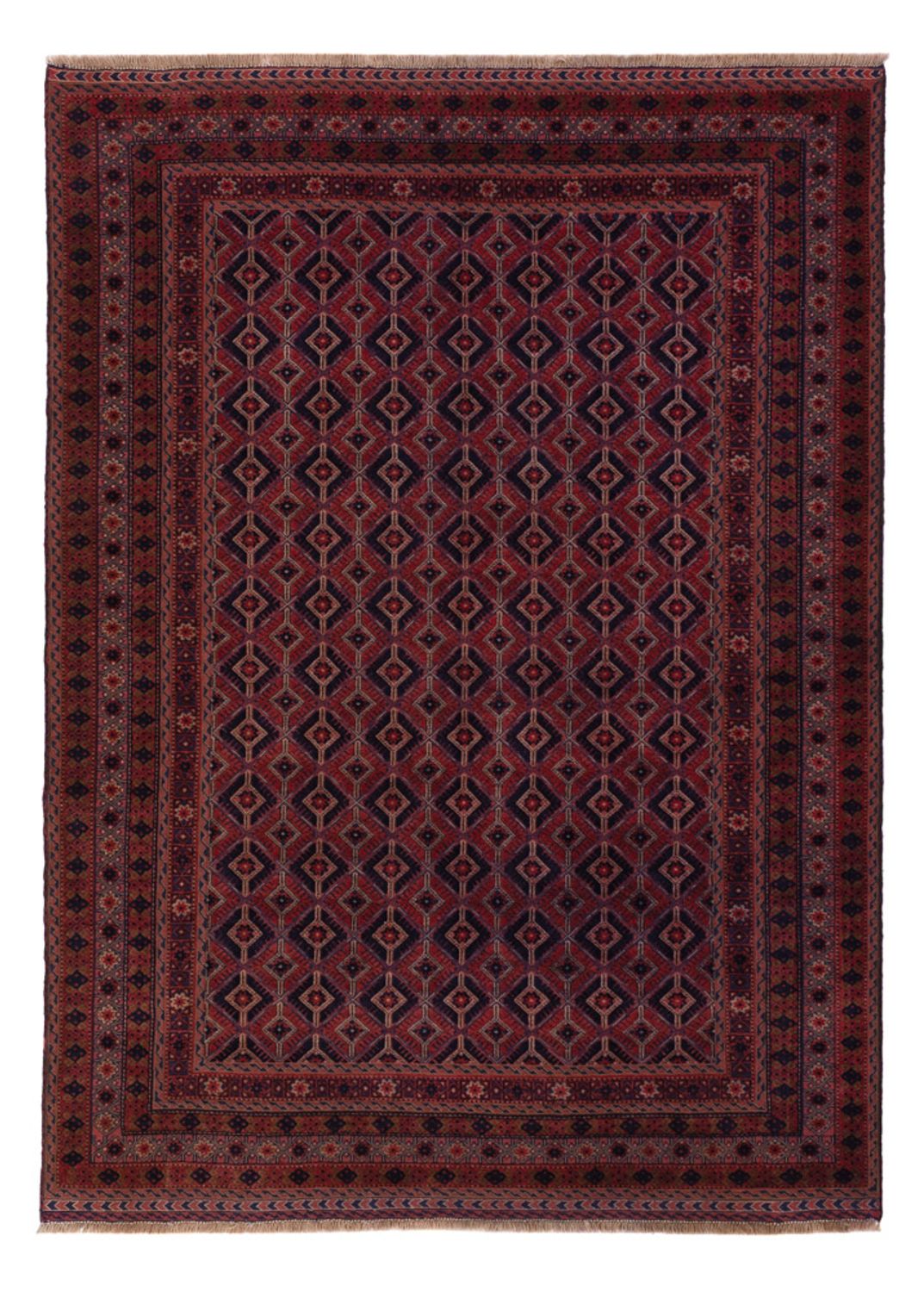 Kelim Rug - Oriental - 203 x 149 cm - dark red