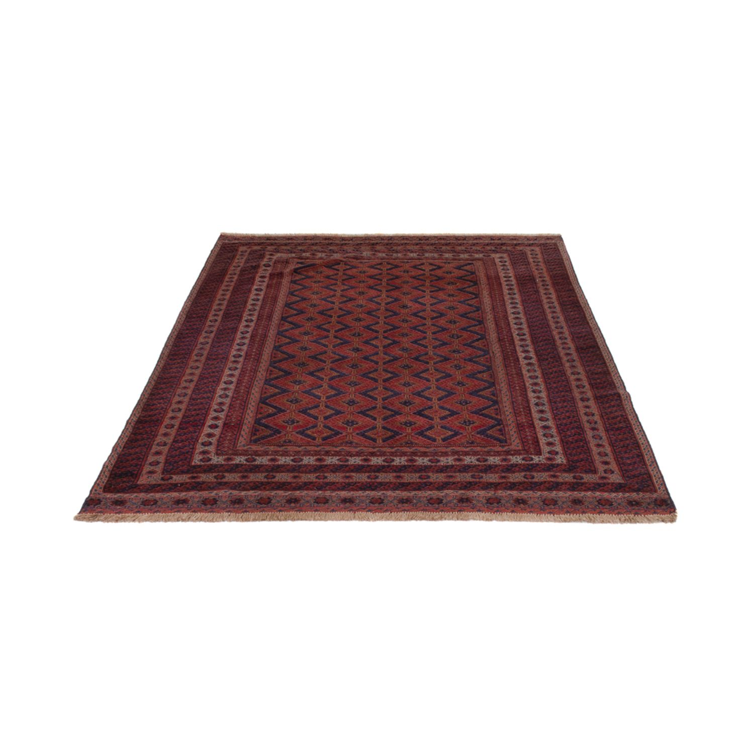 Kelim Rug - Oriental - 202 x 152 cm - dark red