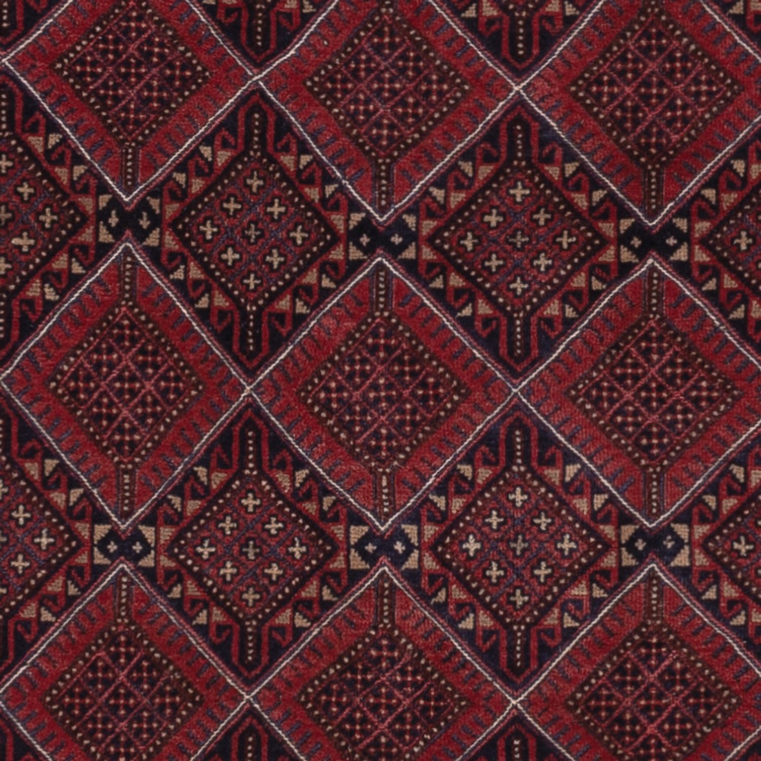 Kelim Rug - Oriental - 195 x 145 cm - dark red