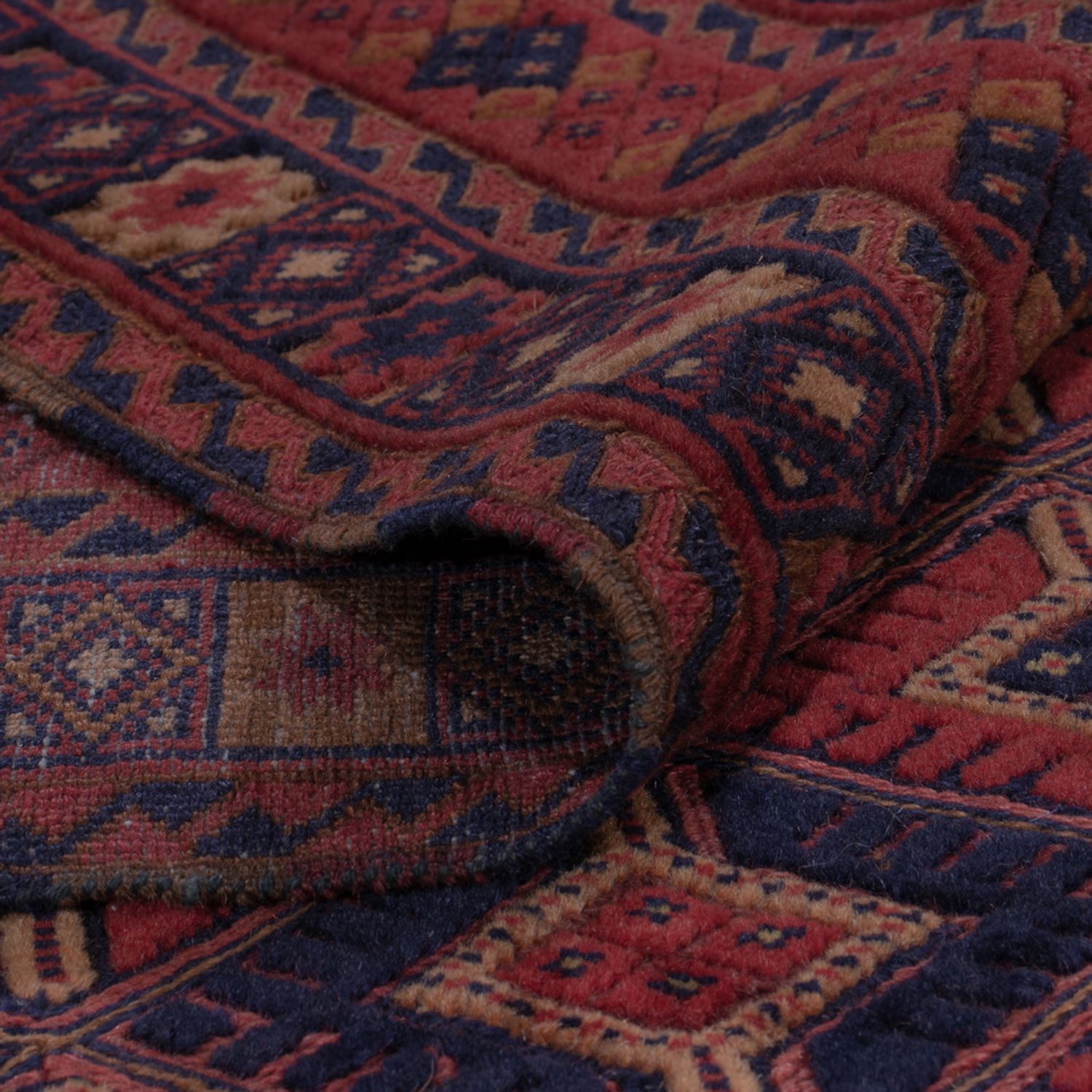 Kelim Rug - Oriental - 190 x 151 cm - dark red