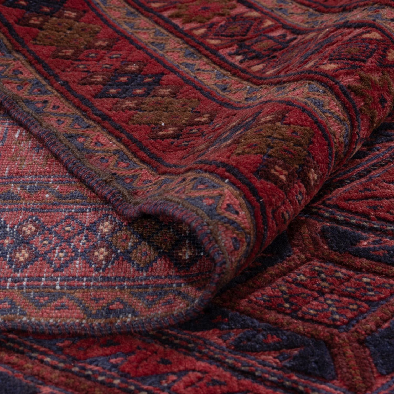 Kelim Rug - Oriental - 190 x 147 cm - dark red