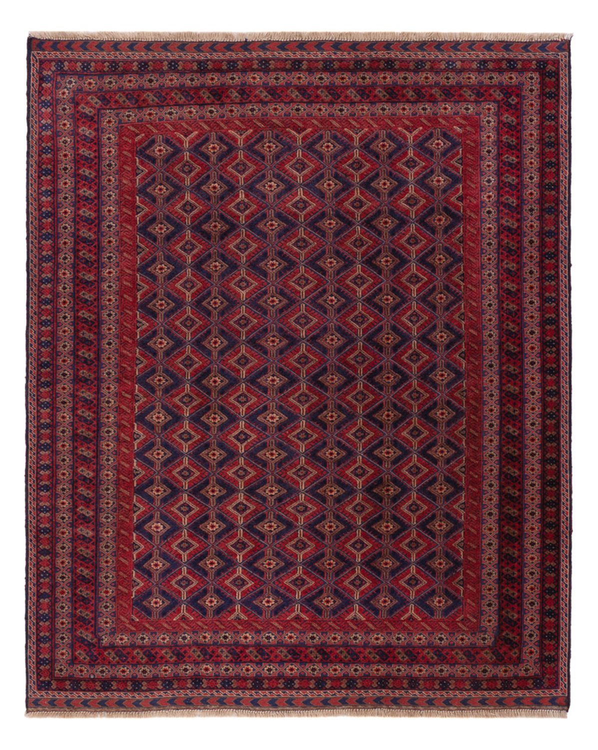 Kelim Rug - Oriental - 200 x 160 cm - dark red