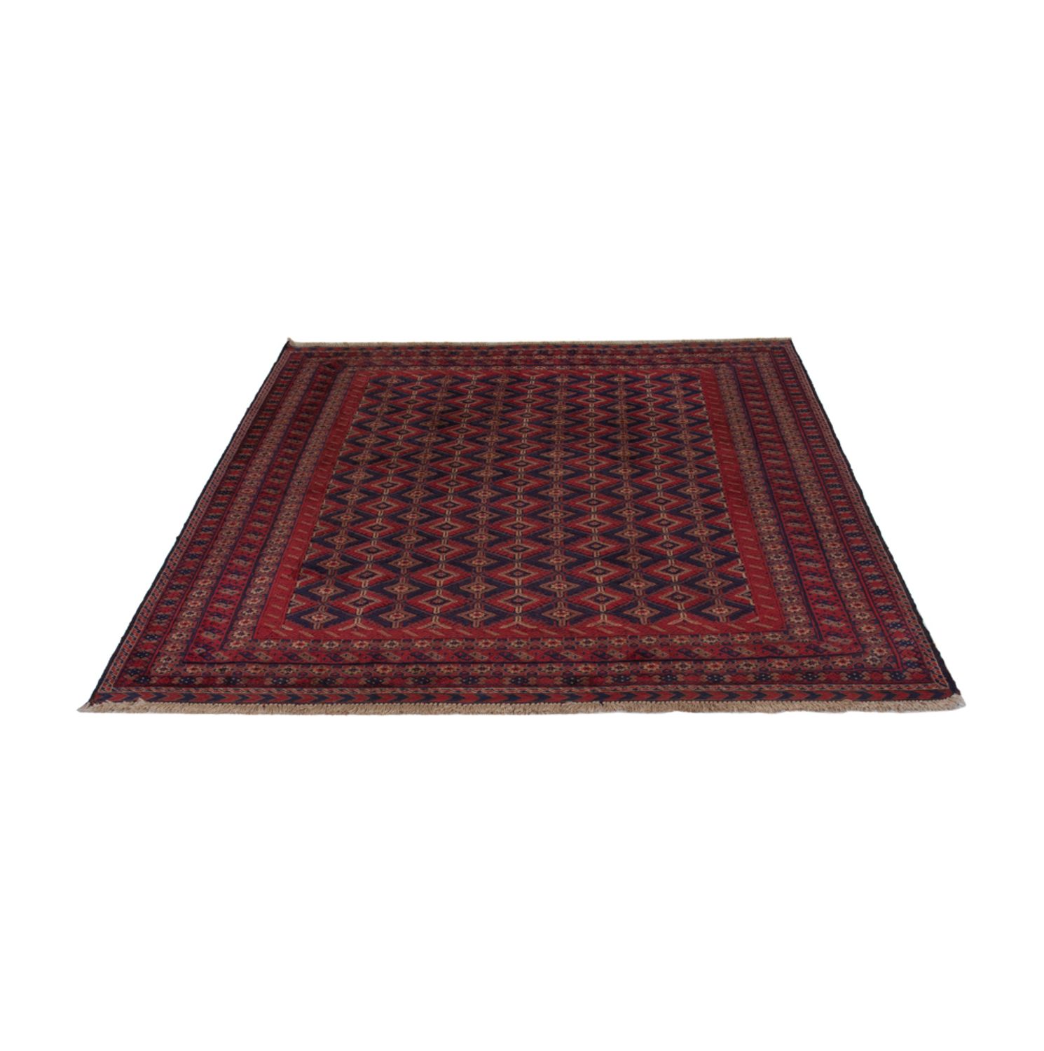 Kelim Rug - Oriental - 200 x 160 cm - dark red