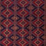 Kelim Rug - Oriental - 200 x 160 cm - dark red