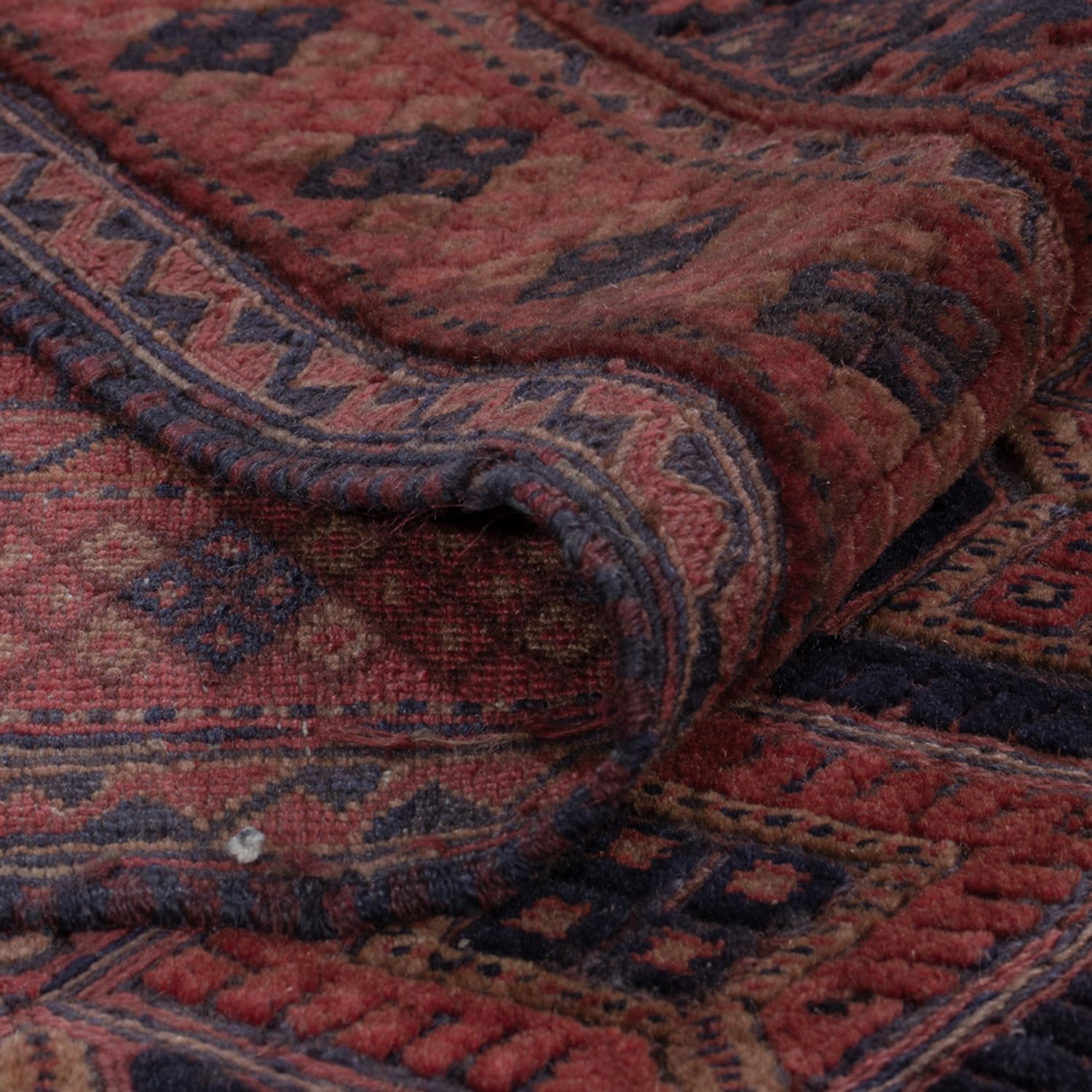 Kelim Rug - Oriental - 196 x 156 cm - dark red