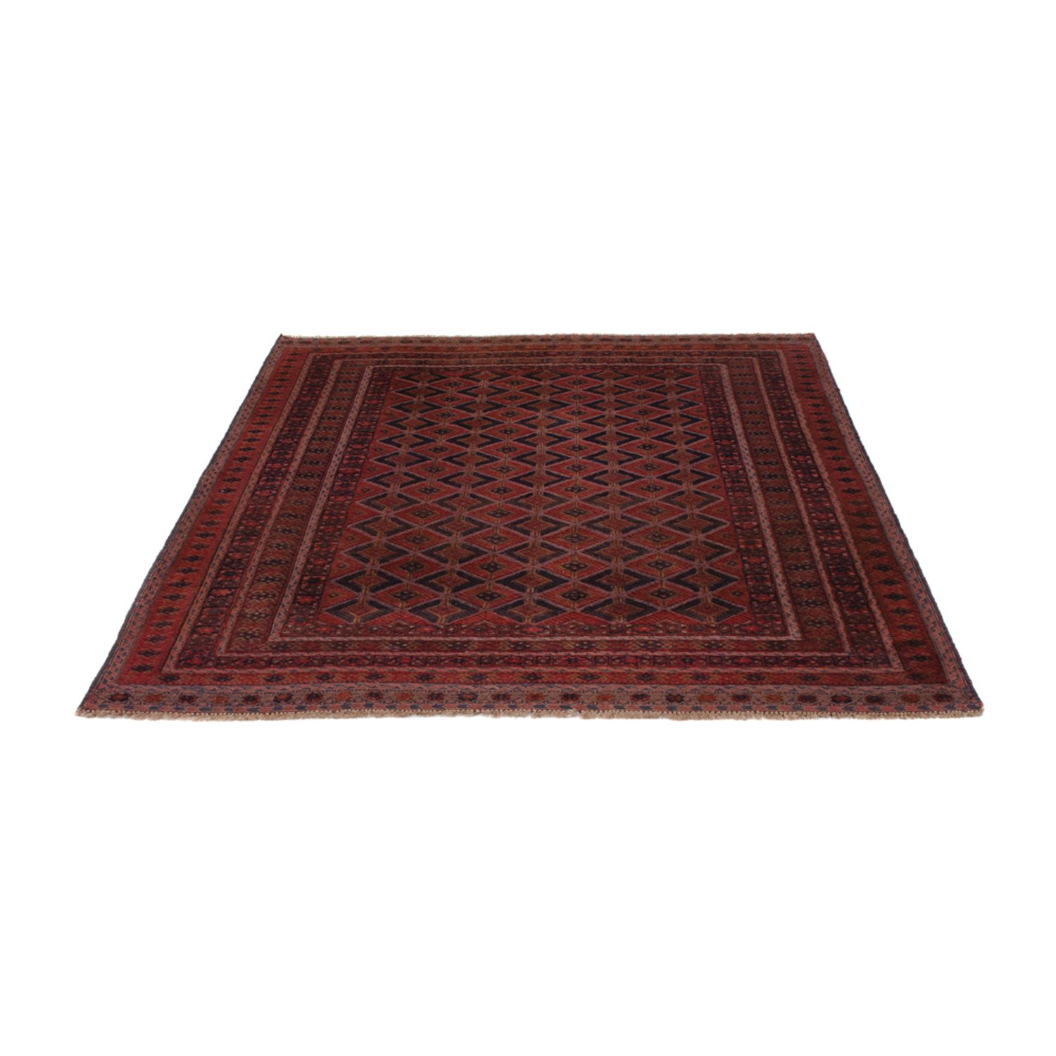 Kelim Rug - Oriental - 196 x 156 cm - dark red