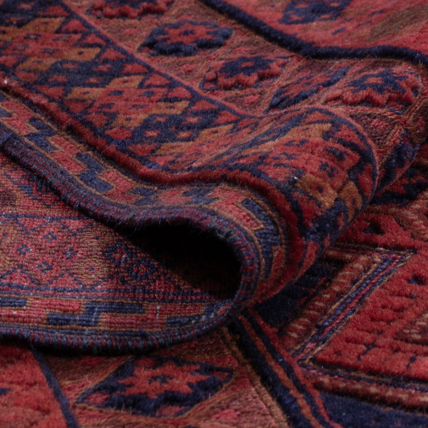 Kelim Rug - Oriental - 203 x 155 cm - dark red